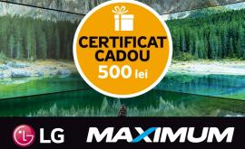 Maximum O lună de cadouri de la compania LG