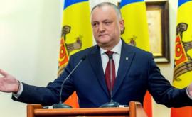 Igor Dodon Am votat pentru o țară puternică și stabilă