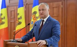 Mesajul lui Igor Dodon la închiderea secțiilor de votare