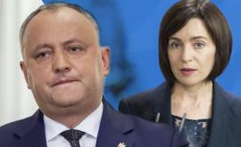 Igor Dodon o provoacă pe Maia Sandu la dezbateri 