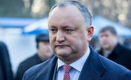 Dodon spune că în continuare va lupta pentru valorile naționale ale moldovenilor