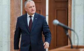 Dodon despre declarația lui Sandu privind Transnistria Este o greșeală gravă