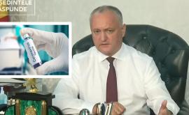 Igor Dodon Dacă rămîneam președinte în câteva săptămîni începea vaccinarea antiCOVID 19