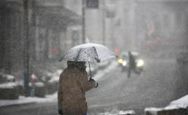 Prognoza meteo Lapoviţă şi temperaturi de pînă la 9 grade Celsius