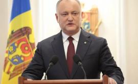 Care este primul lucru pe care îl va face Igor Dodon după încheierea mandatului