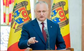 Dodon a explicat de ce oponenții săi își doresc ca el să plece din politică