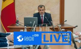 Conferință susținută de miniștrii din Guvernul Chicu LIVE