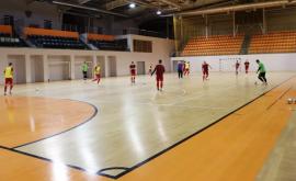 Selecționata de futsal în pregătiri pentru meciul cu Grecia