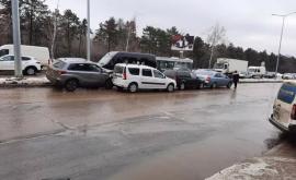 Accident în capitală Patru mașini avariate