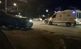 В Кишиневе машина скорой столкнулась с легковым автомобилем Пострадали пять человек