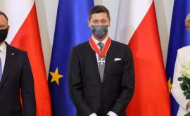 Robert Lewandowski decorat de preşedintele Poloniei cu Ordinul Polonia Restituta