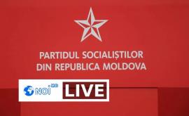 Briefing de presă organizat de fracțiunea PSRM înainte de ședința Parlamentului din 25 martie 2021