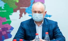 Dodon cere elaborarea unui complex de măsuri pentru susținerea cetățenilor și businessului