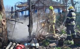 Incendiu la Soroca O construcție a luat foc