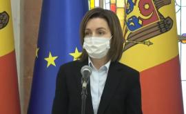 Maia Sandu va susține un briefing de presă după ședința Consiliului Suprem de Securitate