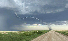 Imagini spectaculoase cu o tornadă în Canada