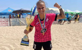 Irina Topal este prima jucătoare care a marcat în Liga Campionilor la fotbal pe plajă