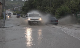 Urmările ploii puternice de la Comrat VIDEO