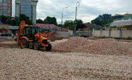 Ceban Cum se lucrează la amenajarea celor 100 de locuri de parcare pe Ismail