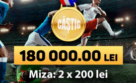 Serie de succes pe 7777md un amator de sport a câștigat din 2 mize 180 000 de lei