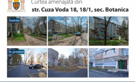 Ce curți din capitală au fost renovate și care sunt în proces de reabilitare FOTO