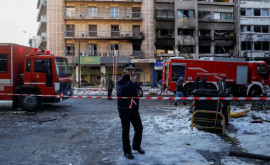 Взрыв и пожар ЧП в Афинах