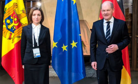 Maia Sandu a avut o întrevedere cu cancelarul german Olaf Scholz