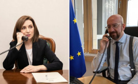 Sandu își reafirmă sprijinul pentru Ucraina întro discuție telefonică cu președintele Consiliului European