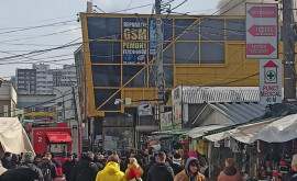 На Центральном рынке столицы вспыхнул пожар 