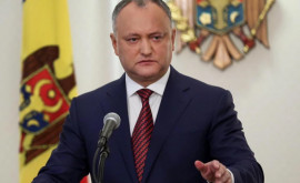 Igor Dodon susține poziția Maiei Sandu