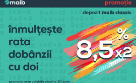 Deschide un depozit la maib și înmulțește rata dobânzii cu 2