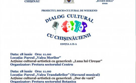  Dialog cultural cu chișinăuienii ediția 2022 continuă Unde și ce va fi organizat