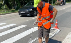 Дорожная разметка возле школ в Кишиневе будет обновлена