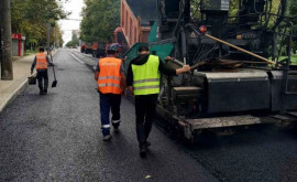 Strada Sarmizegetusa din sectorul Botanica al capitalei în reparație