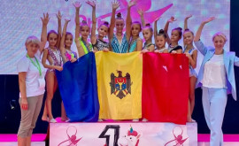 Moldova a obținut aurul la un turneu internațional de gimnastică ritmică