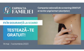 Cancerul de piele poate fi prevenit Testeazăte gratuit