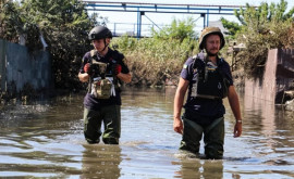 В Херсонской области снижается уровень воды