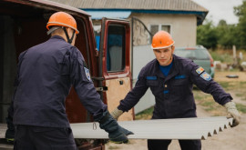 Transportarea materialelor de construcție destinate localităților afectate de intemperii a fost încheiată