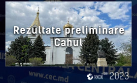 Fără suspans la Cahul Află cine cîștigă din primul tur șefia municipiului