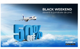 FLYONE Bilete avia la JUMĂTATE DE PREȚ de Black Friday