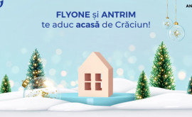 FLYONE și ANTRIM te aduc acasă de Crăciun