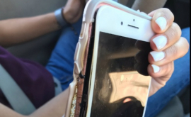 Verificări la Apple după ce un iPhone 7 Plus a luat foc VIDEO