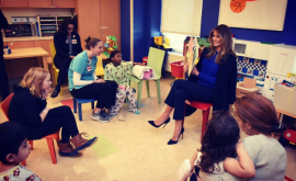 Melania Trump a avut prima apariție singură ca Prima Doamnă VIDEO