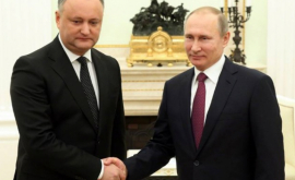 Putin a discutat cu Dodon