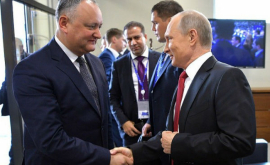 Dodon Parteneriatul strategic cu Rusia este întro relansare sistematică