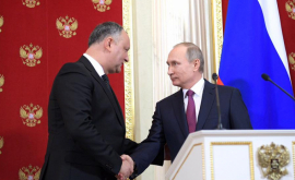 Putin a acceptat invitaţia lui Dodon de a veni în vizită în Moldova