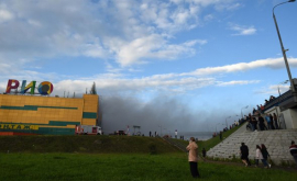 Rusia Incendiu întrun centru comercial din Moscova