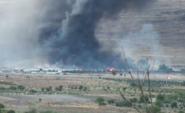 На военной базе в Турции произошёл пожар