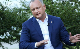 Dodon a calificat declaraţia parlamentului drept provocare împotriva Rusiei