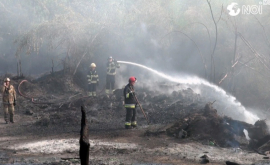 Incendiul de la Stadionul Republican a fost stins